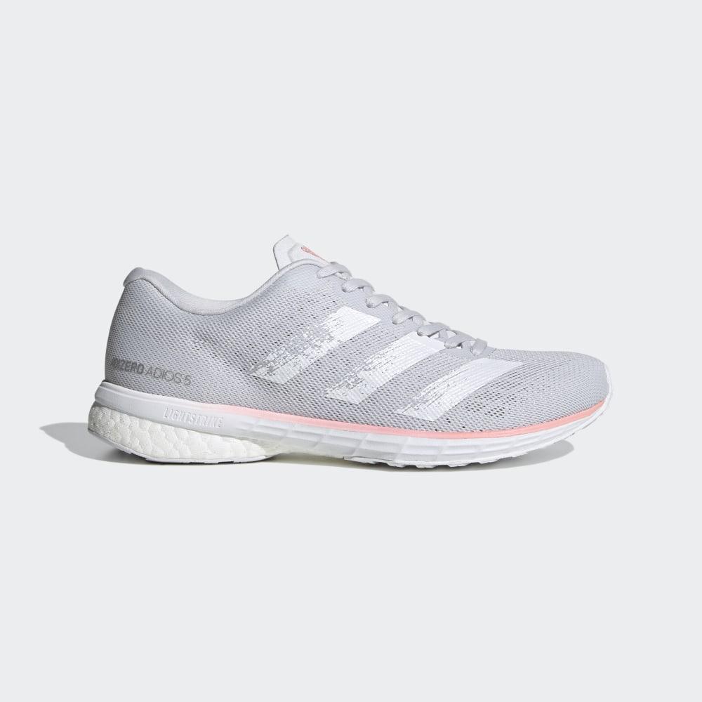 Adidasi Alergare Adidas Adizero Adios 5 Dama Romania - Gri/Albi/Roz EG1180